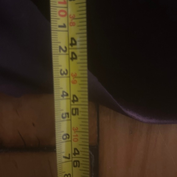 Coldwater Creek Dress Womens XL Dark Purple Velvet Maxi‎ Whimsigoth Goth Witchy - Picture 8 of 9